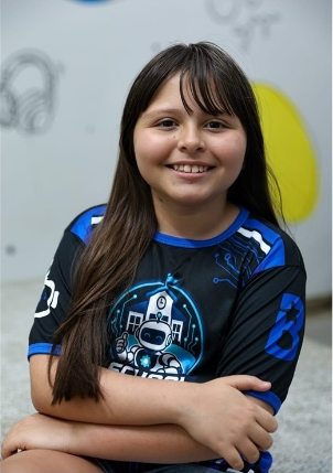 Júlia V., da equipe School Tech